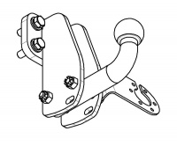 Фаркоп NS 20 для NISSAN Patrol  1998-2010, Автос, нагрузка 1500/75 кг. БЕЗ подрезки бампера от магазина ФаркопРос